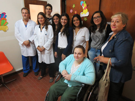 La primera donación de 2016 al Hospital "Fossati" llegó de la mano de los Leones