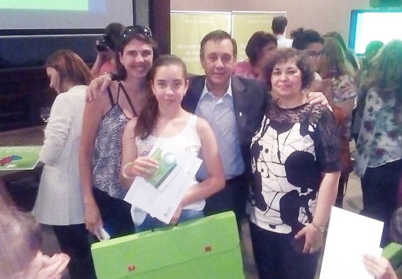 La alumna Delfina Catalán fue premiada en concurso provincial de educación vial