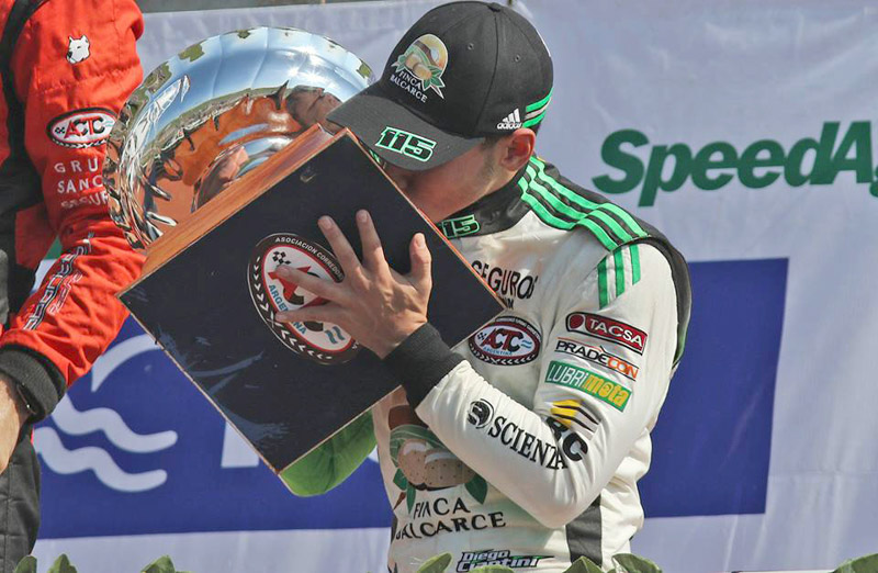 Diego Ciantini logró su primer podio en el TC Pista