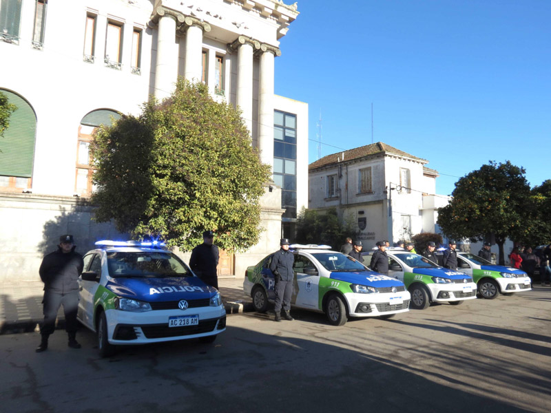 Se concretó  la incorporación  de cuatro nuevos móviles policiales