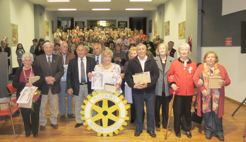 El Club Rotario Balcarce realizó una nueva  entrega de distinciones a la Madurez Activa
