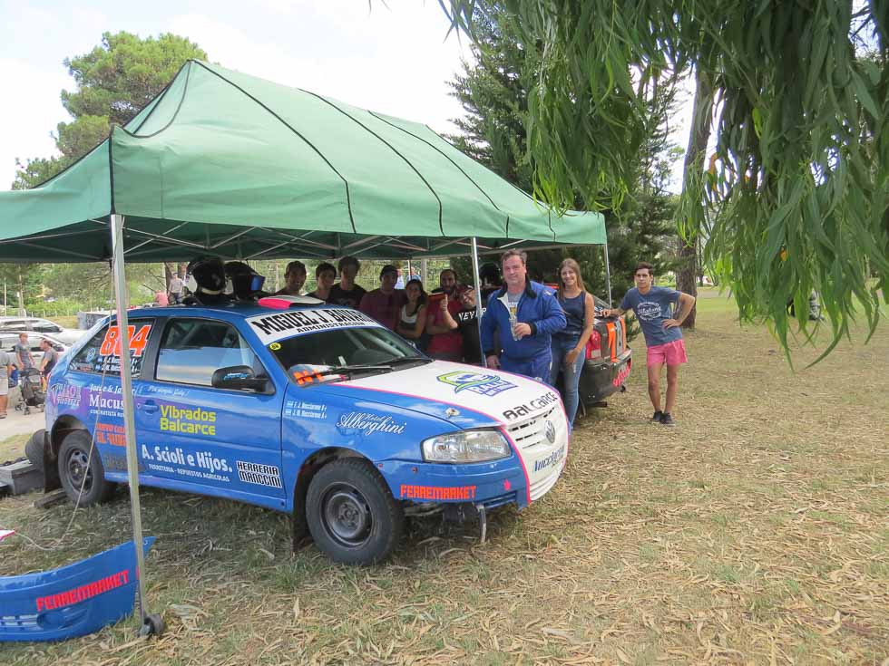 Con una exhibición de Rally comenzó a vivirse la Fiesta del Automovilismo 