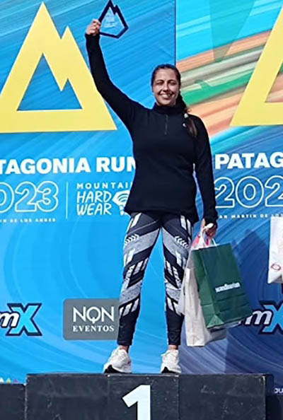 Florencia Buide se apoderó de  los 10 k de la Patagonia Run